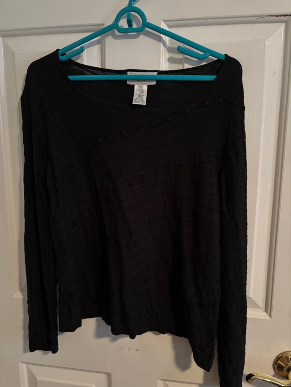 Vintage Rena Rowan Black Sweater